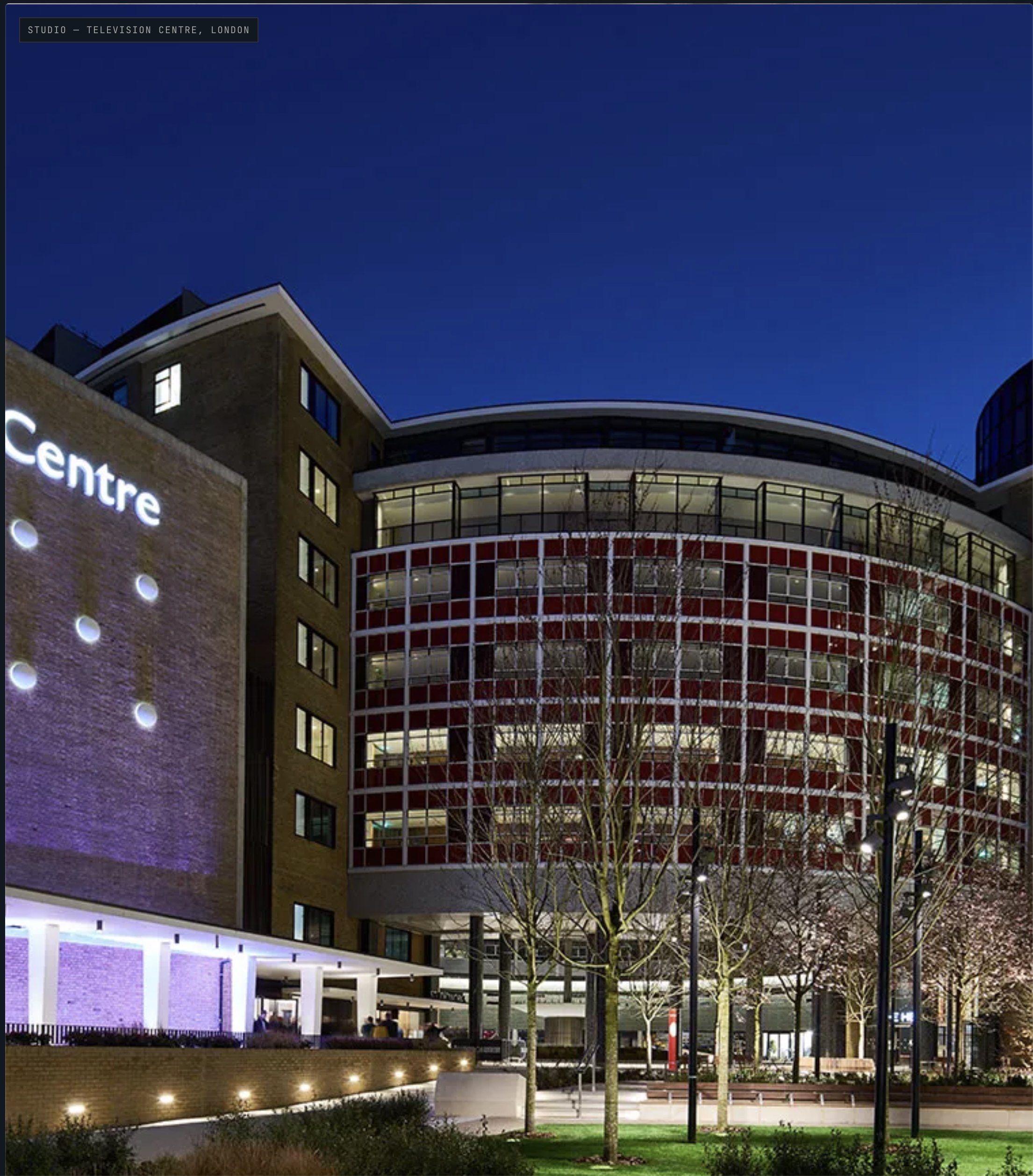 Television Centre, London &mdash; home of the Brave New World studio